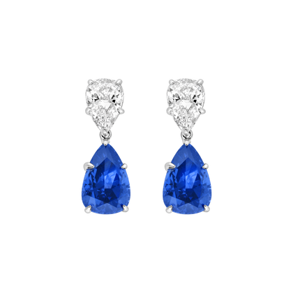Boucles d'oreilles double poire
