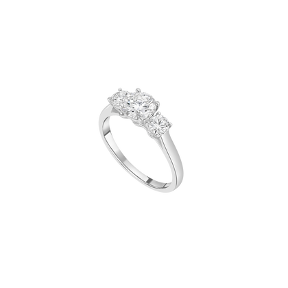 Burma Fine Jewelry Trilogy Ring - White Gold