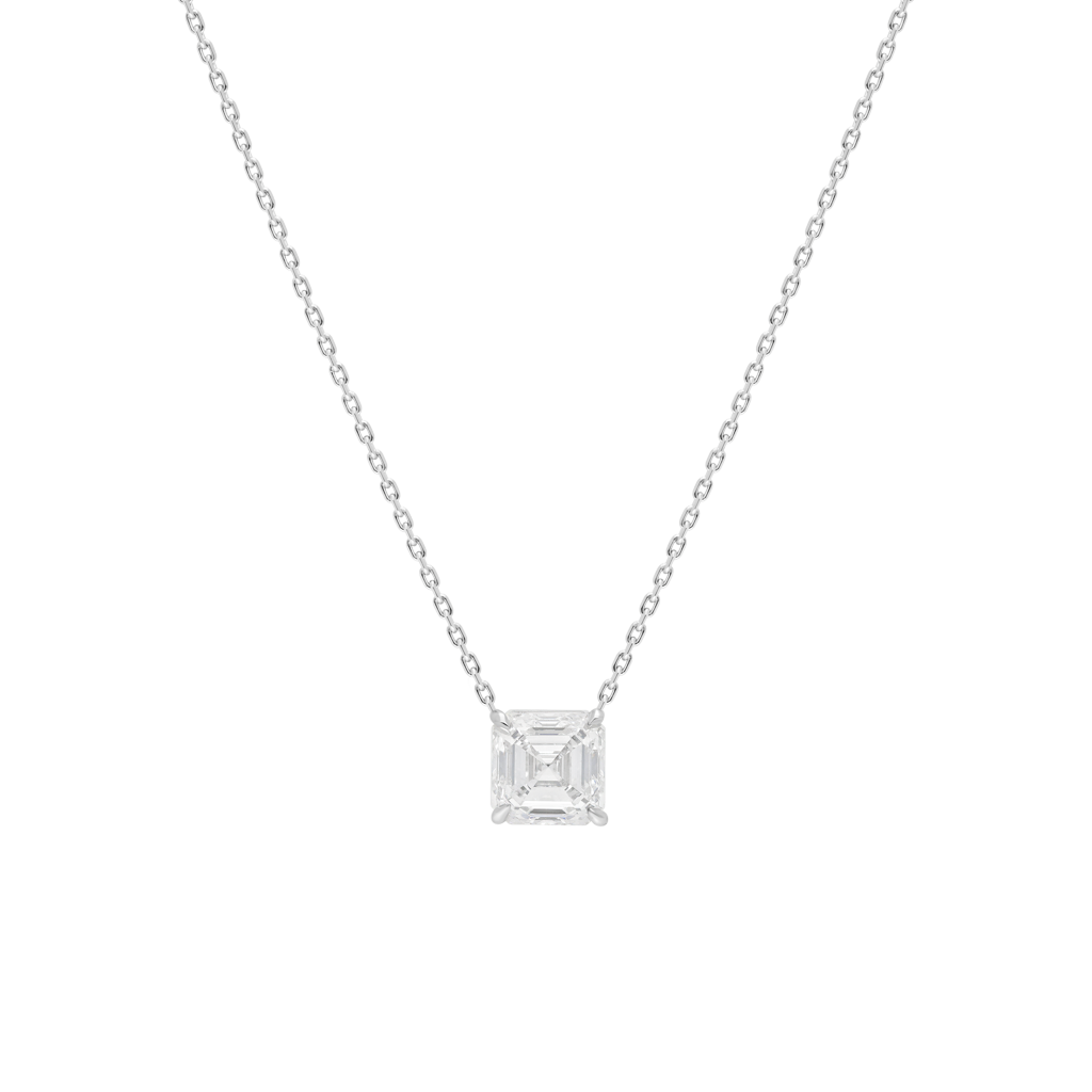 Asscher Pendant Burma Fine Jewelry