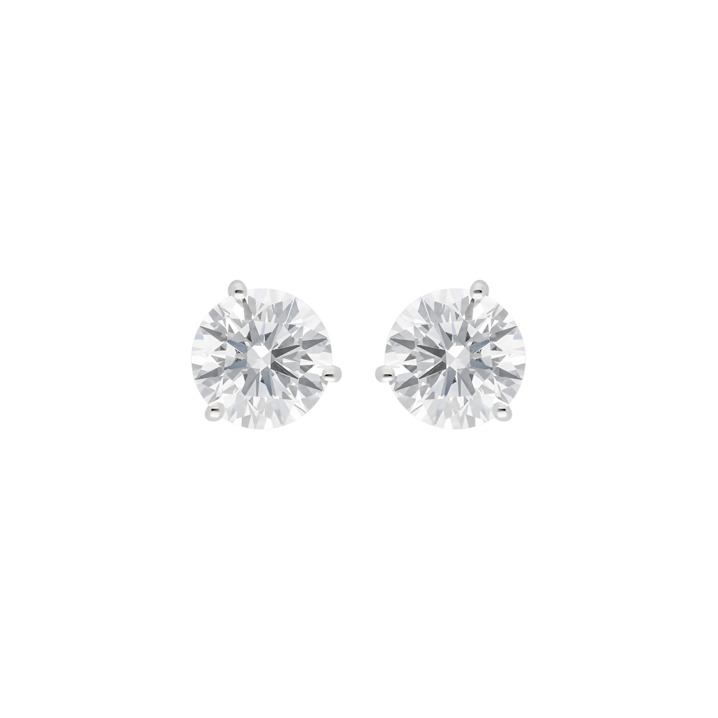 Brilliant Cut Studs Burma Fine Jewelry - White Gold