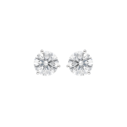 Brilliant Cut Studs Burma Fine Jewelry - White Gold