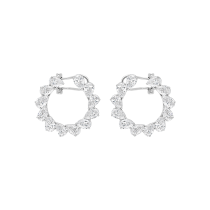 Créoles Burma Fine Jewelry - Or Blanc