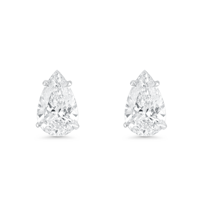 Studs Taille Poire Burma Fine Jewelry - Or Blanc