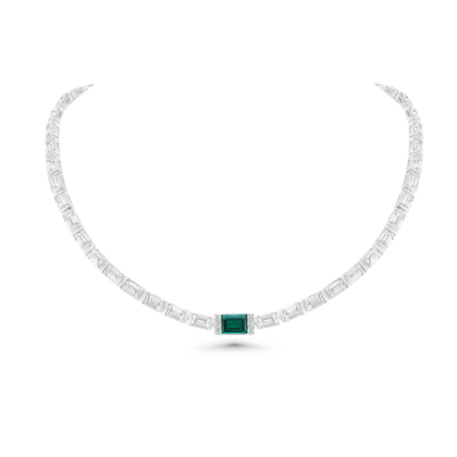 Baguette Necklace 