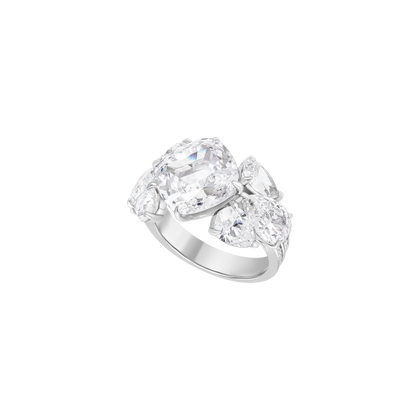 The Sets Ring - Rhodium Silver