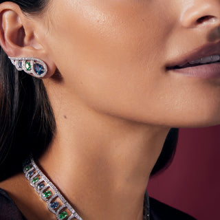 Boucles d'oreilles - Collection Paon