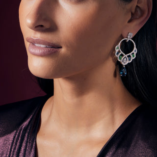 Boucles d'oreilles - Collection Paon