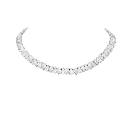 Necklace - Rhodium Silver