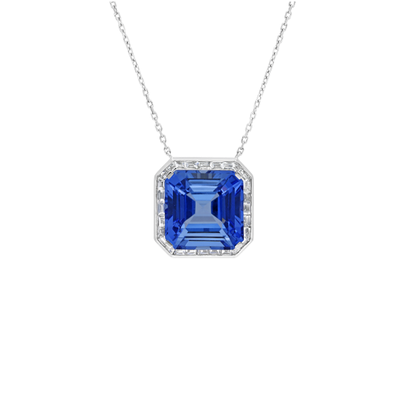 Burma Fine Jewelry Pendant - White Gold