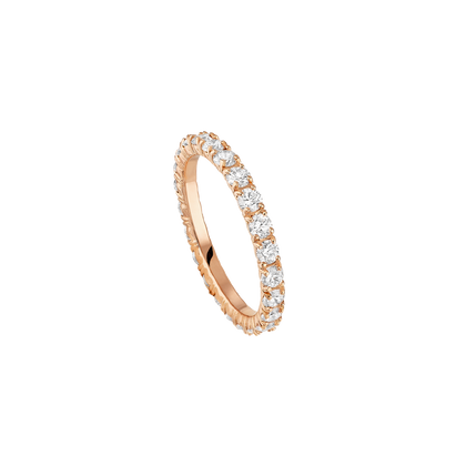 Wedding Band - Rose Gold  - Lab-grown Diamonds