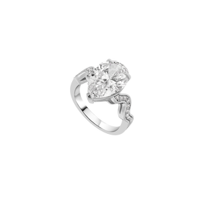 NEW Bague Opéra - Or Blanc