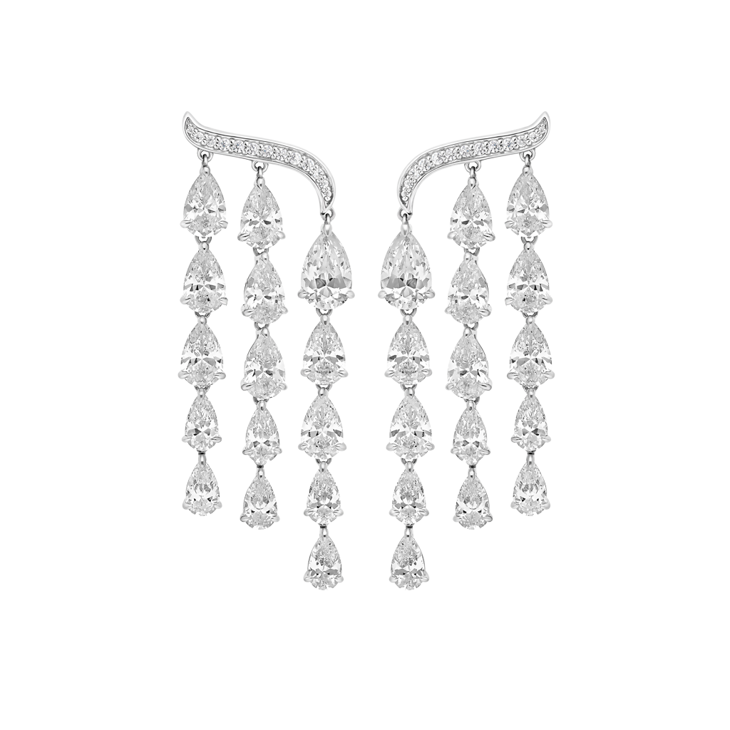 Earrings Opera  - Rhodium Silver
