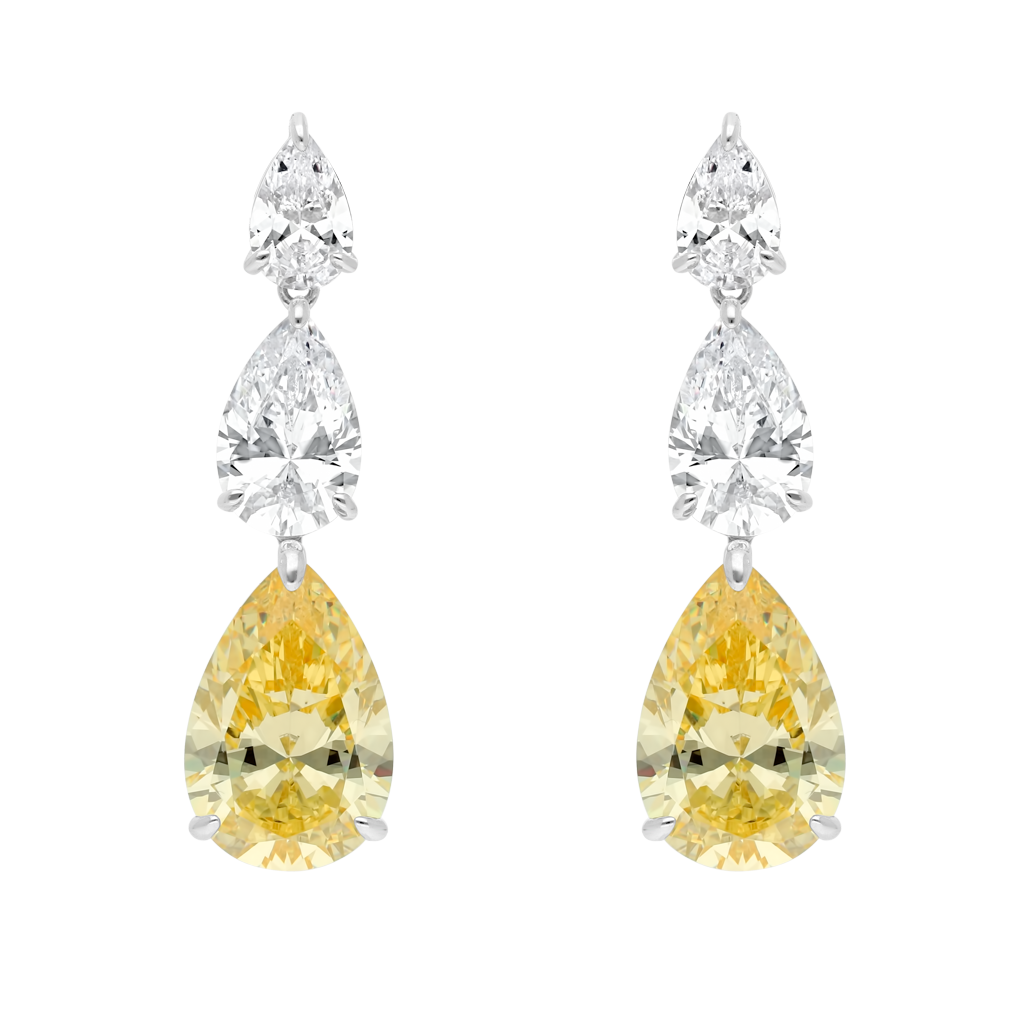 Earrings Opera  - Rhodium Silver