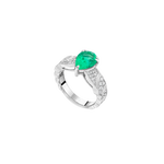 NEW Bague Opéra - Or Blanc