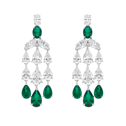 Boucles d'oreilles Opéra - Argent Rhodié