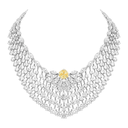 Necklace Opera - Rhodium Silver