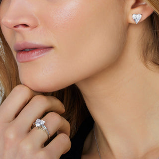Boucles d'oreilles - Argent rhodié