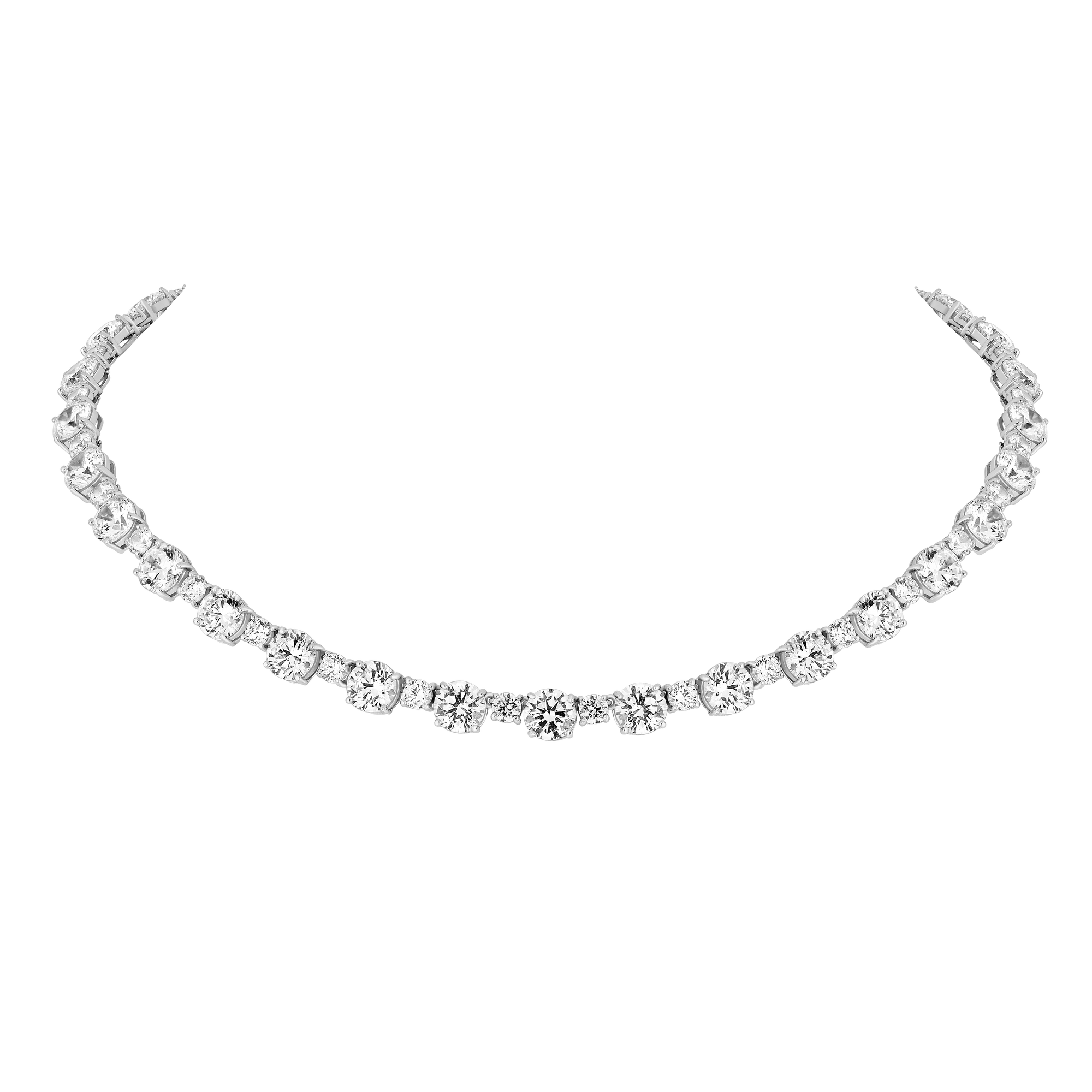 Necklace - Rhodium Silver