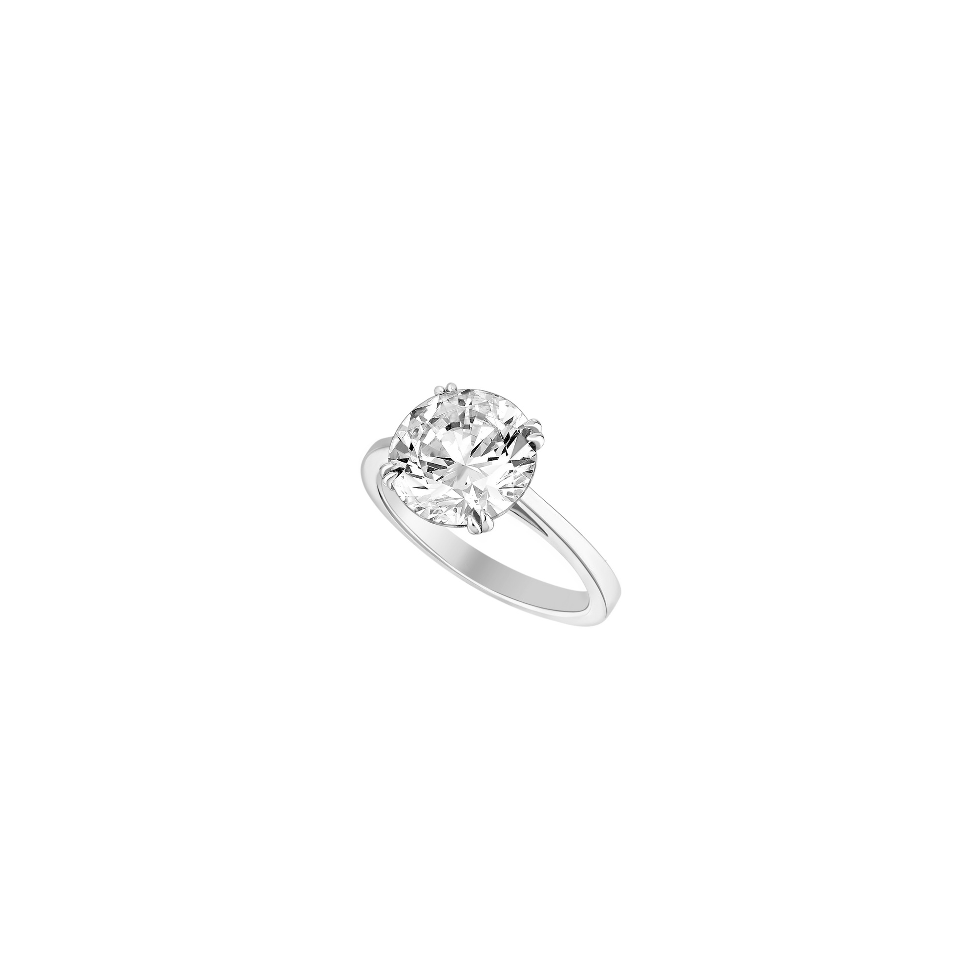 Solitaire - Rhodium Silver