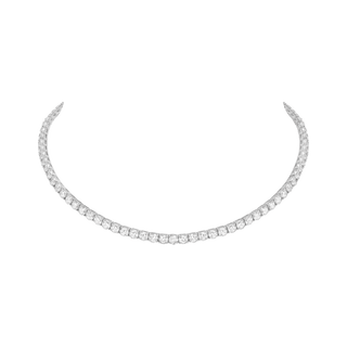 Necklace - Rhodium Silver
