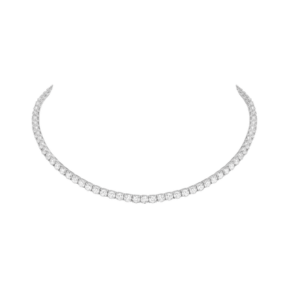 Necklace - Rhodium Silver