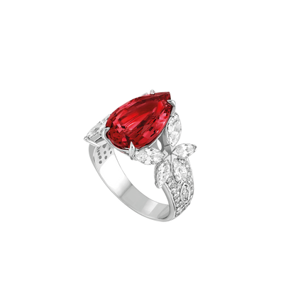 Bague Jardin Secret - Or blanc