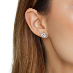 Boucles d'oreilles - Or blanc