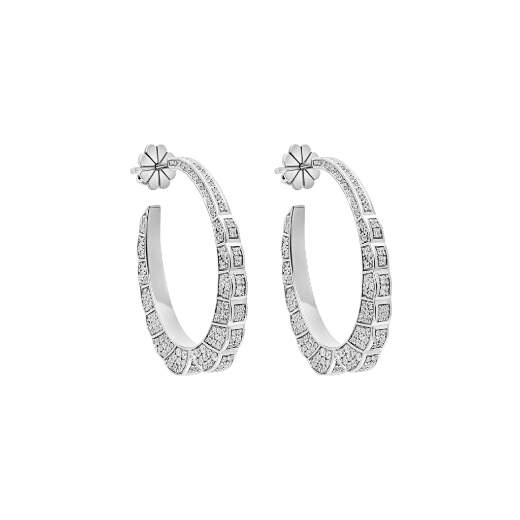 Boucles d&#39;oreilles Opéra - Argent Rhodié