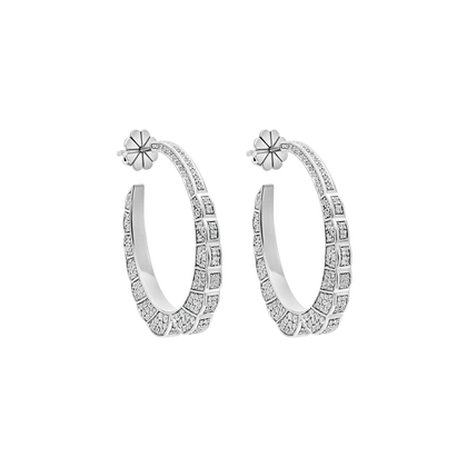 Boucles d'oreilles Opéra - Argent Rhodié