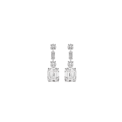 Boucles d'oreilles - Argent rhodié