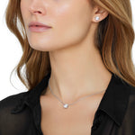 NEW Pendentif taille brillant - Argent Rhodié