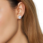 Boucles d'oreilles - Or blanc