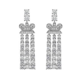 Boucles d'oreilles Opéra - Argent Rhodié
