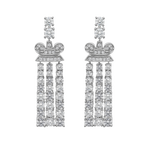 NEW Boucles d'oreilles Opéra - Argent Rhodié
