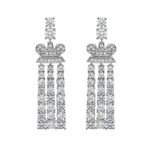 NEW Boucles d'oreilles Opéra - Argent Rhodié