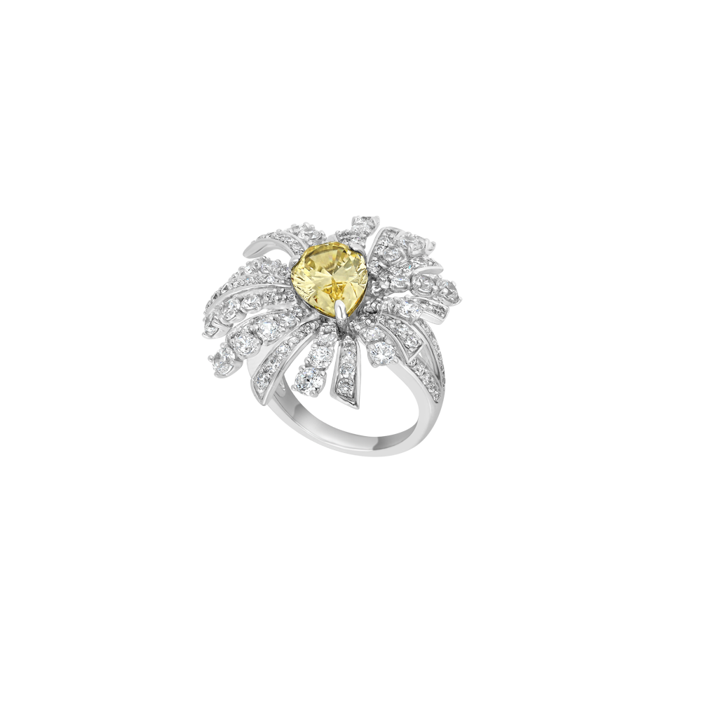 Bague Opéra - Argent Rhodié