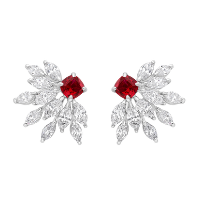 Boucles d'oreilles Opéra - Argent Rhodié