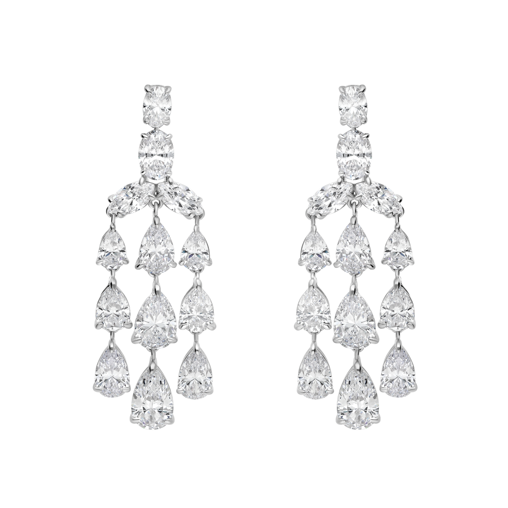 Earrings Opera  - Rhodium Silver
