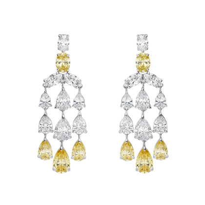 Earrings Opera  - Rhodium Silver