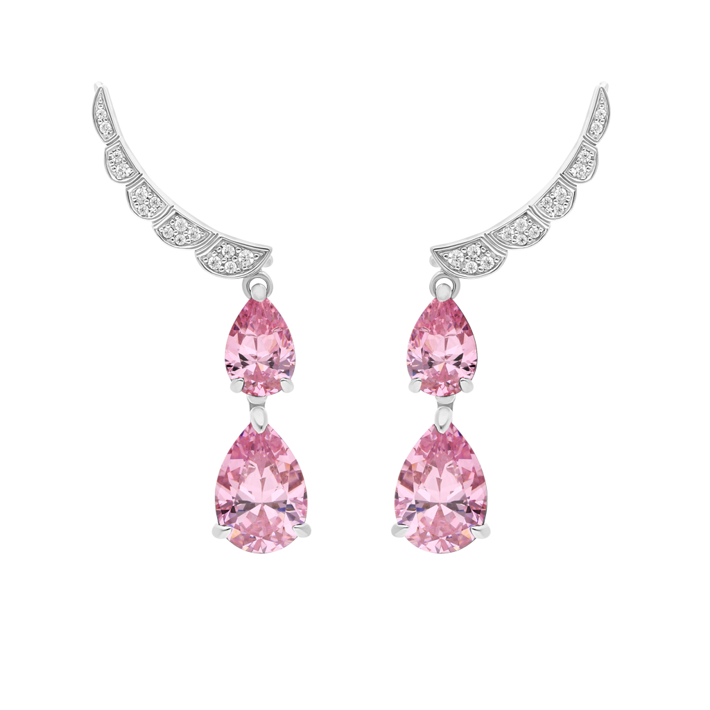 Boucles d'oreilles Opéra - Argent Rhodié