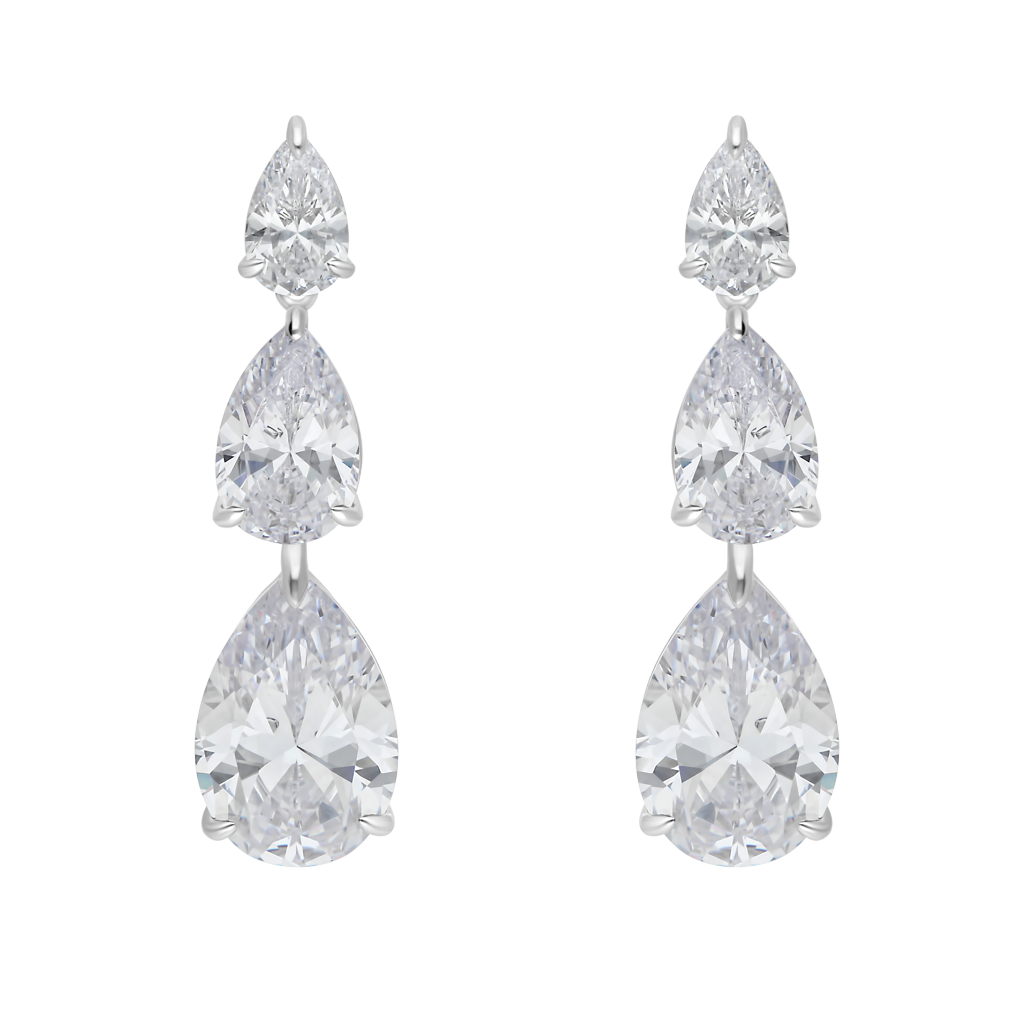 Earrings Opera  - Rhodium Silver