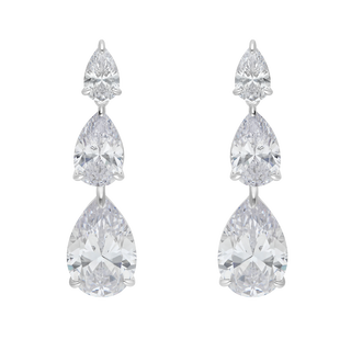 Earrings Opera  - Rhodium Silver