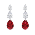 Boucles d'oreilles Opéra - Argent Rhodié