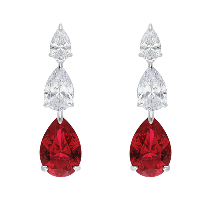 Boucles d'oreilles Opéra - Argent Rhodié