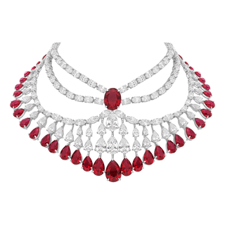 Collier Opéra - Argent Rhodié