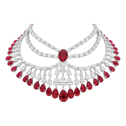 Collier Opéra - Argent Rhodié