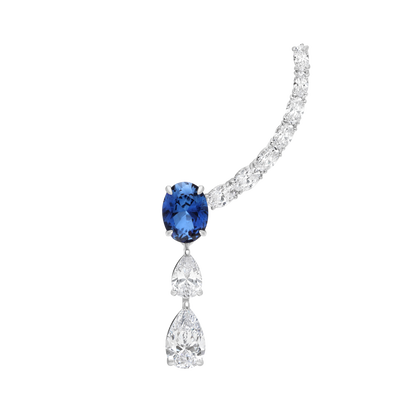 Earrings Opera  - Rhodium silver