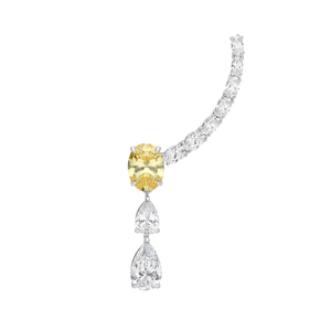 NEW Boucle d'oreille Opéra - Argent Rhodié