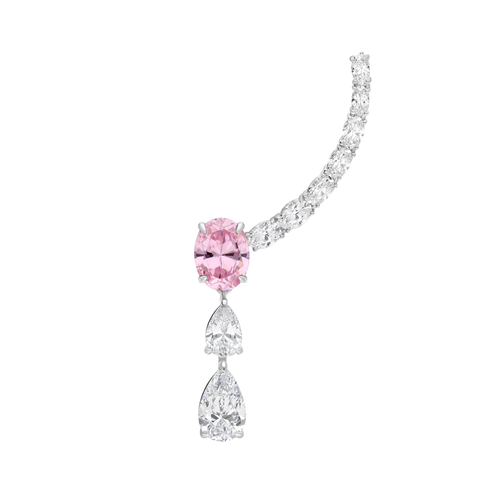 Earring Opera  - Rhodium silver
