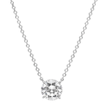 NEW Pendentif taille brillant - Argent Rhodié